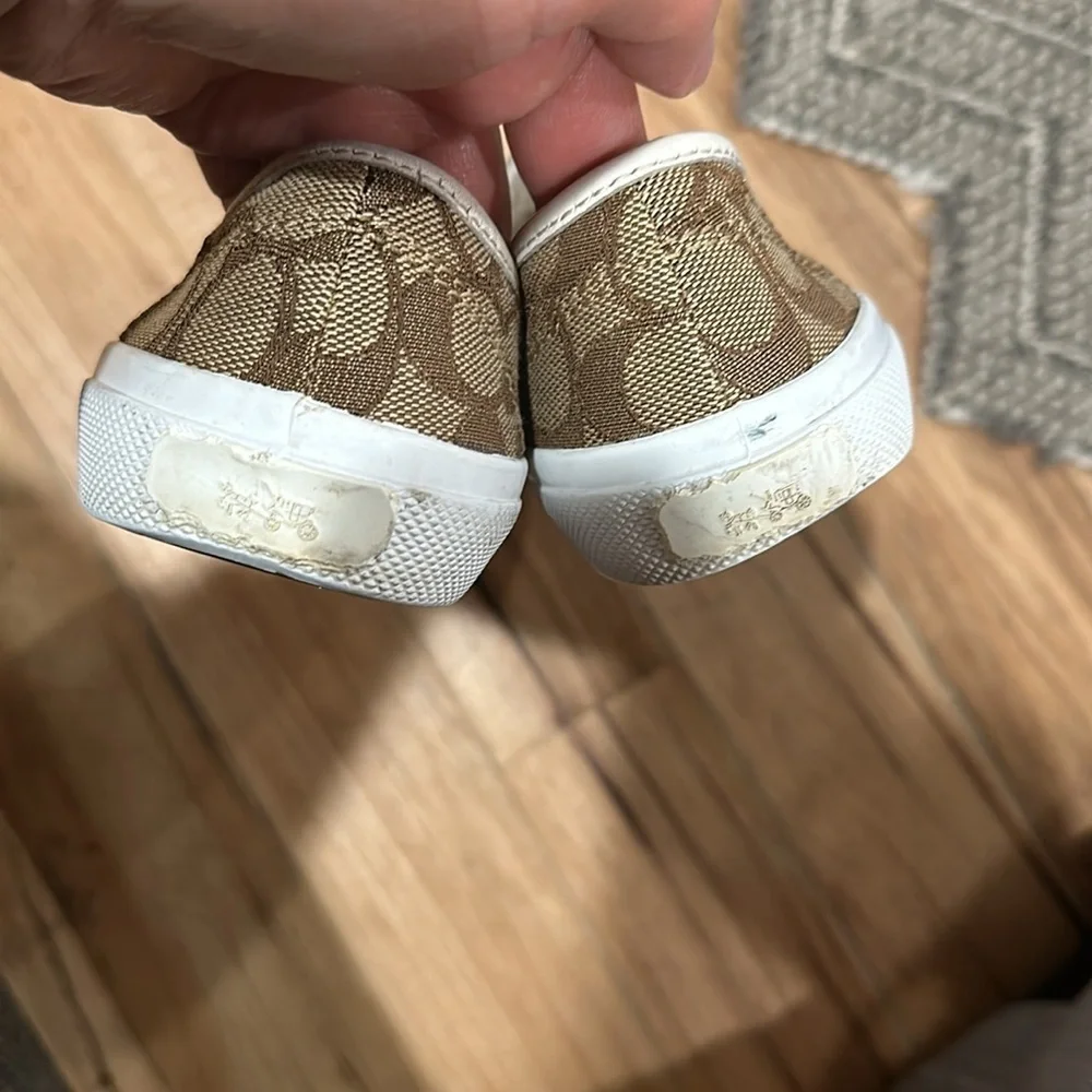 Coach slip ons